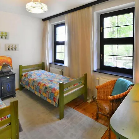 Comfortable Holiday Villa With Fireplace, Garden Pollnow