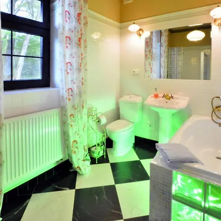 Comfortable Holiday Villa With Fireplace, Garden Pollnow